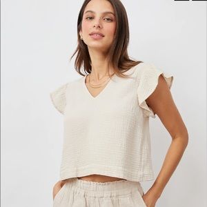 Rails Double Gauze Matching Set - Flax